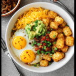 The Ultimate High-Protein Keto Tater Tot Breakfast Bowl