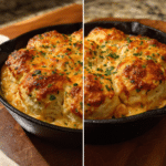Keto Red Lobster Biscuit Chicken Pot Pie (High Protein & Easy)
