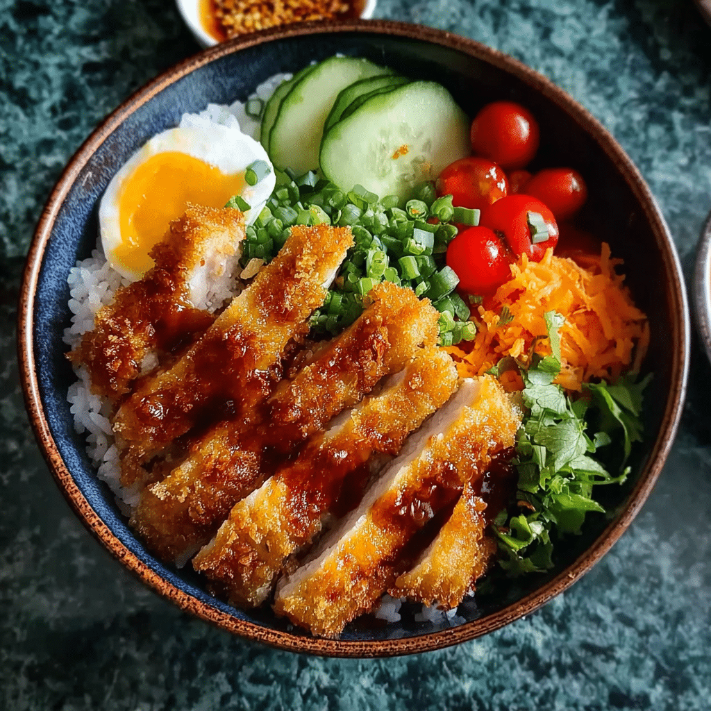 Easy Keto Japanese Katsu Bowls in 20 Minutes
