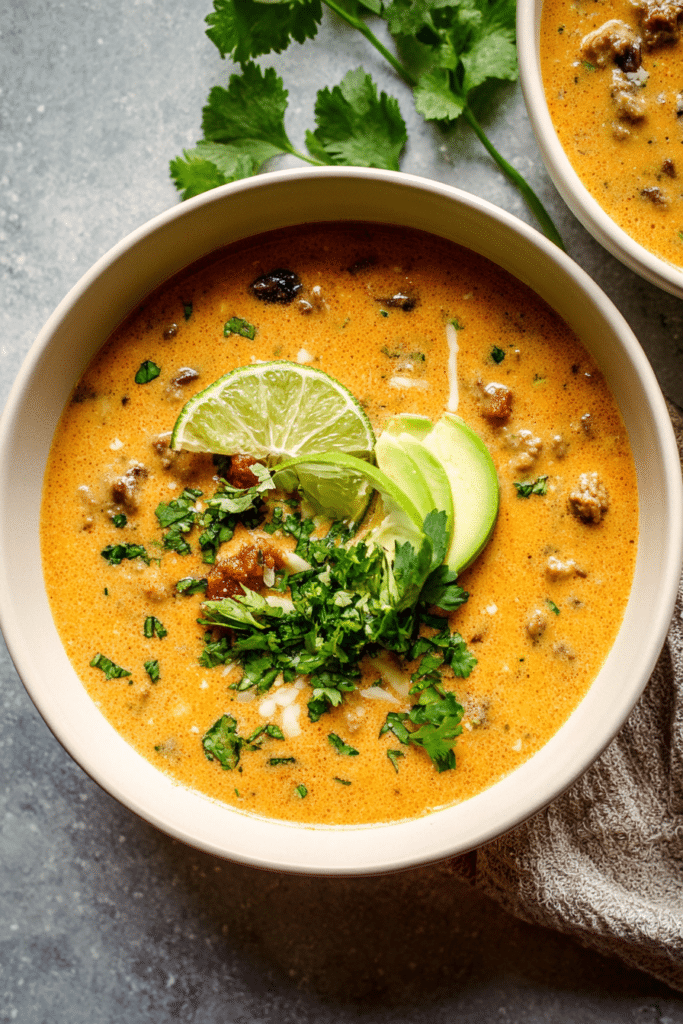 Creamy Keto Loaded Soup | The Ultimate High Protein Meal Prep Lunch