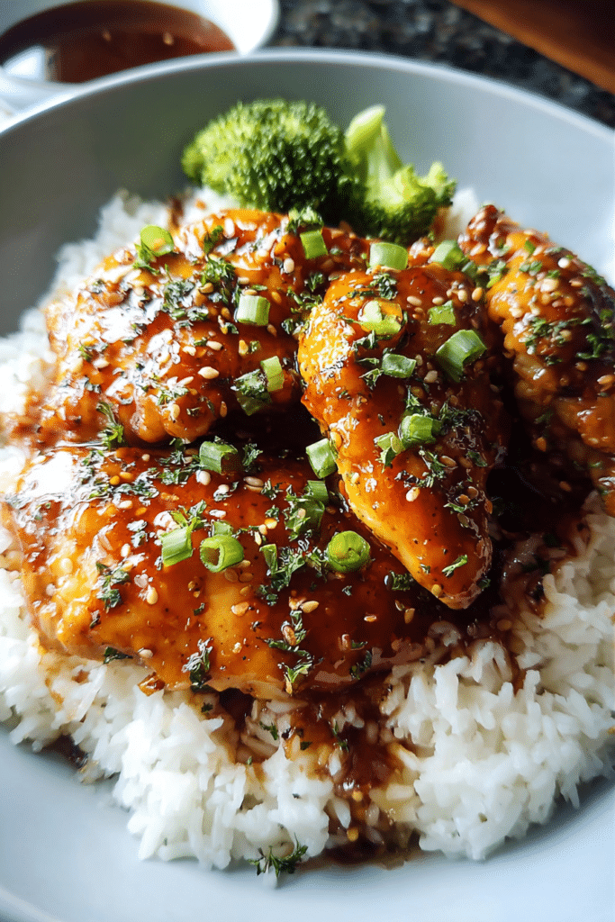 The Best Monday Dinner Idea: Easy Sticky Honey Garlic Chicken (No Sugar!)
