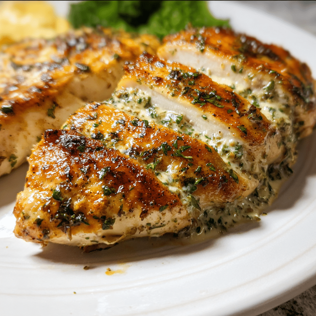 The Secret to Extra Juicy Creamy Herb Chicken (Keto & High Protein!)