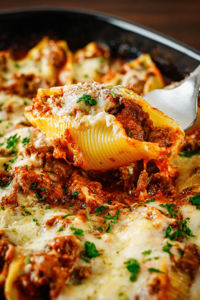 Cheesy Beef-Stuffed Shells (Keto & Pork-Free)