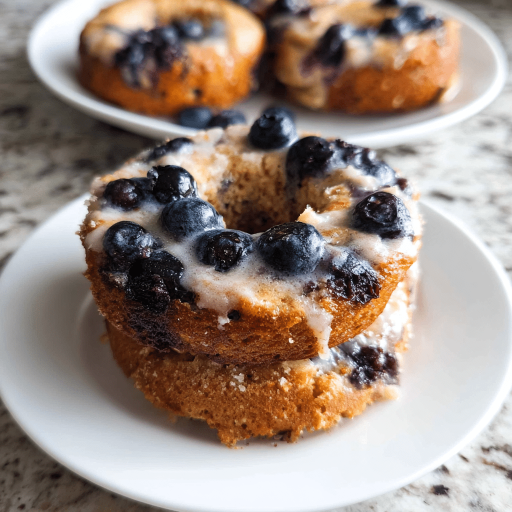 20-Minute High Protein Breakfast: Easy Baked Keto Blueberry Donuts