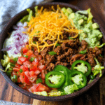 Satisfying Keto Taco Salad Bowl: The Ultimate High Protein Salad Recipe