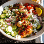 Easy Keto Mediterranean Greek Chicken Bowls (High Protein!)