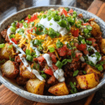 High Protein Loaded Potato Taco Bowl (Easy Gluten-Free Dinner)