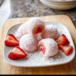 5-Ingredient Keto Strawberry Mochi (Super Easy & High Protein!)