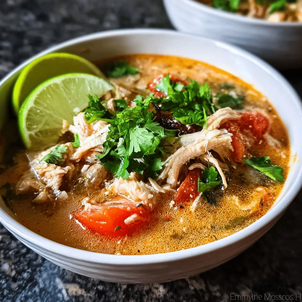 Easy Thai Chicken Soup - 20 Minute Keto Comfort Food