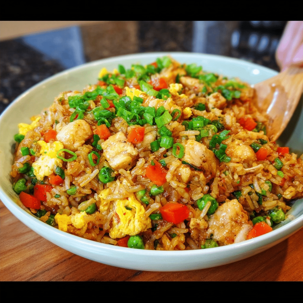 Crazy Good Keto Chicken Fried Rice (No Carbs, Extra Protein!)