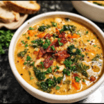 Easy 30-Minute Low Carb Tuscan Soup (Vegan & Healthy)