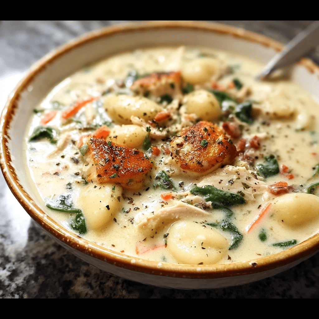 Olive Garden Chicken Gnocchi Soup Recipe