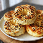 2 Ingredient Bagels (with Greek Yogurt) for Easy Baking