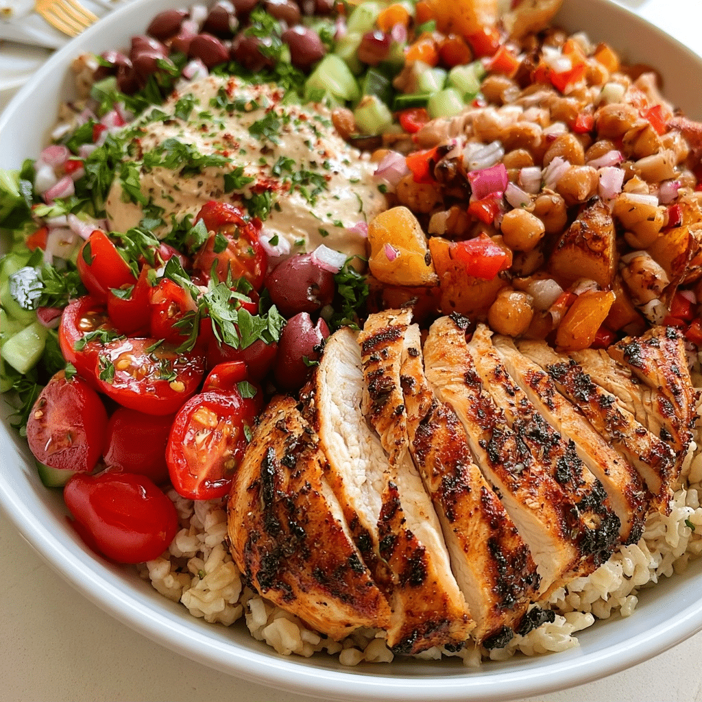 Mediterranean Grilled Chicken Bowl Recipe Guide